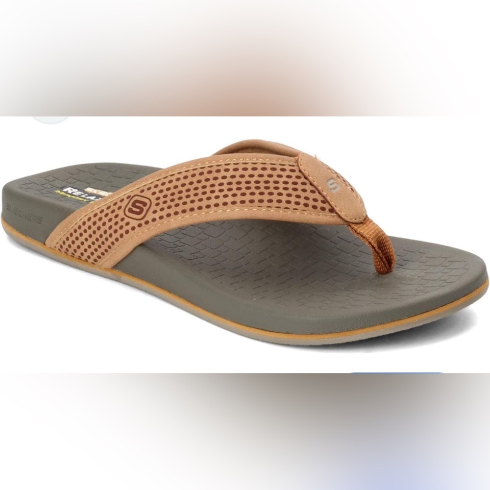 Skechers Pelem-Emiro Relaxed Fit Flip Flop Sandals Men's Size 9 (NWOT)